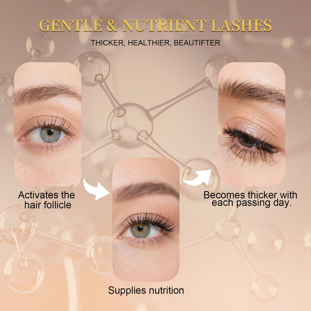 Lash Serum for Eyelash Growth, Premium Lash Enhancing Serum with Advanced Formula Volumizing Longer Fuller and