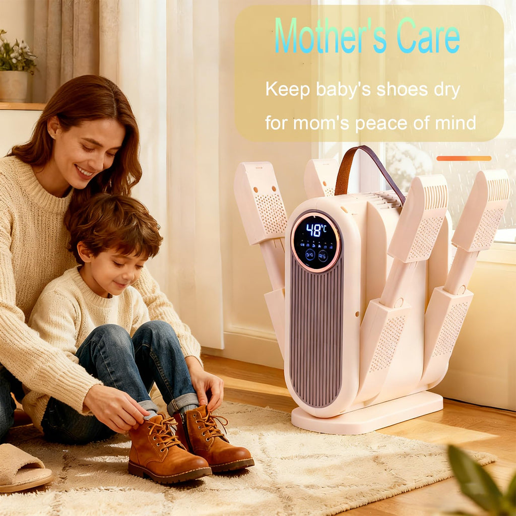 Portable Boot Dryer Folds for easy storage Constant-temperature dehumidification Features aromatherapy deodorization