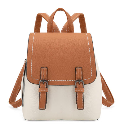 Small Womens Backpack Vegan Leather Mini Backpack Purse for Women Cute Convertible Shoulder Bag