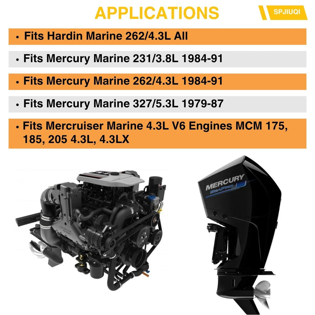SPJIUQI 862077A1 Marine Fuel Pump for Mercruiser 4.3L 231 262 327 1979-1991