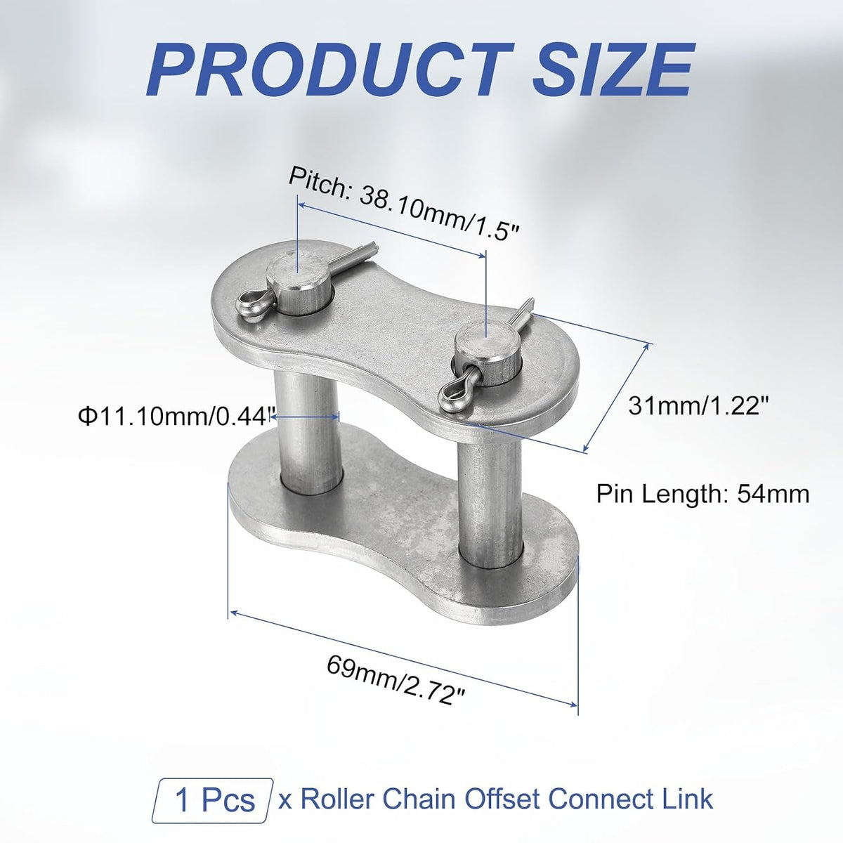 DTGN ANSI #120 Roller Chain Connect Link, 38.10mm Pitch