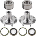 2 x Front Wheel Hub Bearing Assembly w/ABS Sensor Compatible with 1996-2002 Toyota 4Runner, 2001-2007 Sequoia, 1995-2004 Tacoma, 2000-2006 Tundra, Replace 43502-04040 9036954001