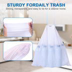 4 Gallon Small Trash Bags,1200 Count Drawstring Garbage Can Liners