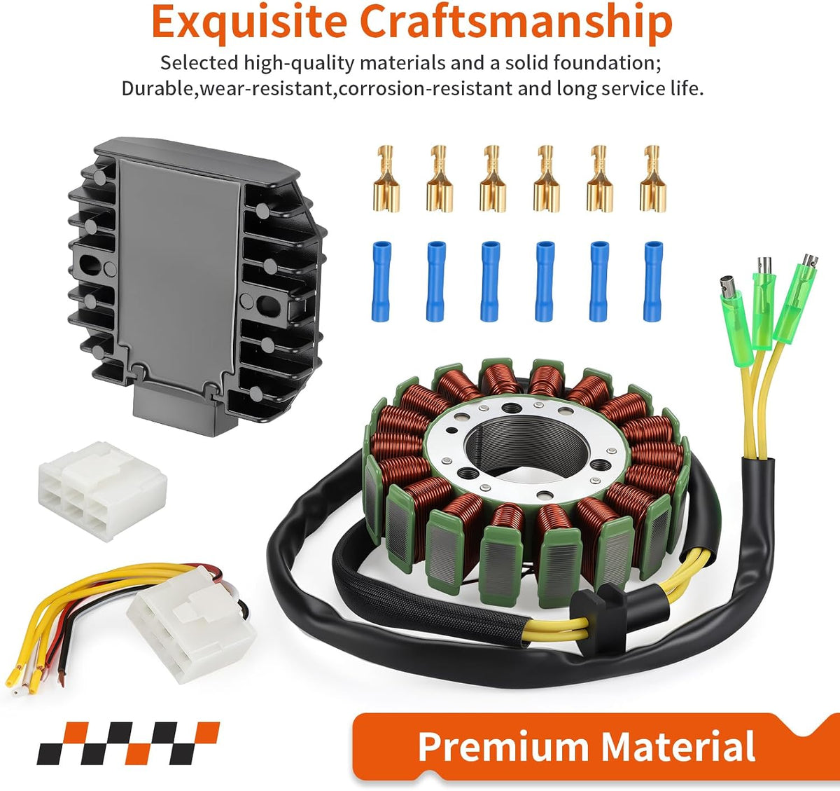 Stator + Regulator Rectifier For Kawasaki Vulcan 750 1986-2006 LTD 700 1985
