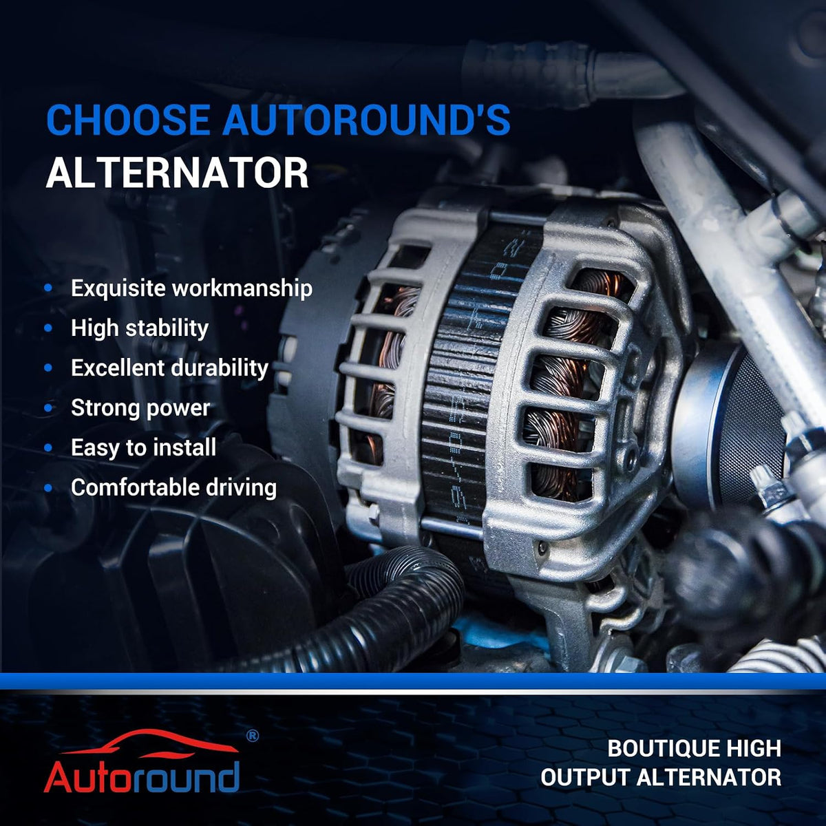 Autoround 270600A100 11032N Alternator Fits 2004-2006 Lexus RX330
