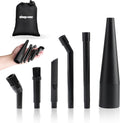 Micro Cleaning Nozzle Kit, 1-1/4" Vacuum Attachments, 6 Pieces | Detailed-Cleaning Attachments for Compact Wet Dry