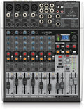 XENYX X1204USB Premium 12-Input 2/2-Bus Mixer with XENYX Mic Preamps and Compressors, British EQ, 24-Bit Multi-FX