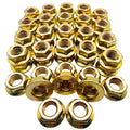 1/2-13 Flange Nuts (50 Pack) – Grade 8 Built-in Washer Nuts Coarse Thread for Fast, Even Clamping on Frames, Brackets & Heavy Assemblies SAE J995 0.5"