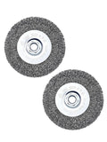 Wire Wheel Brush 4in for 4-1/2" Angle Grinder Rust Removal-2pcs