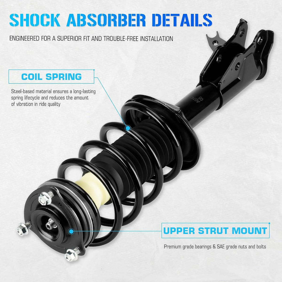 Front+Rear Struts Shock for 2006-2011 Honda Civic Only [ Sedan ] 1.3L 1.8L
