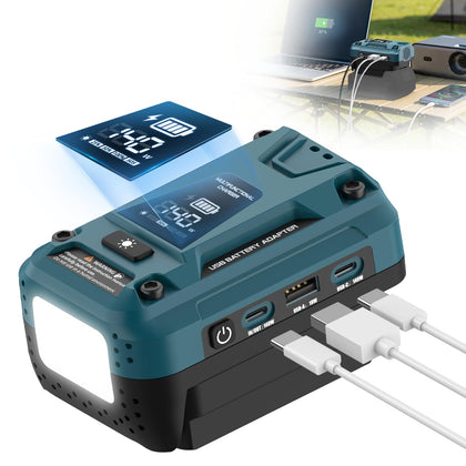 140W USB Battery Charger Compatible with Bosch 18V Battery