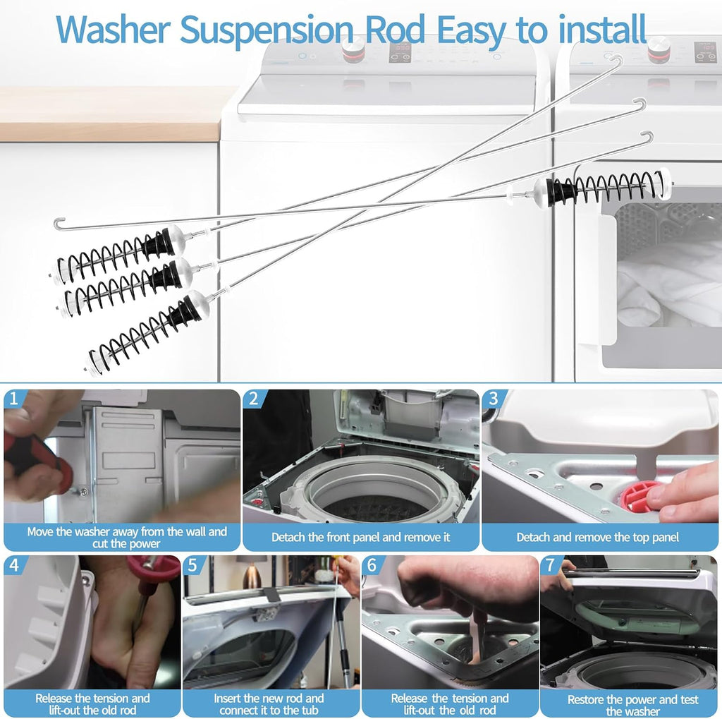 MVW7232HW1 MVW7230HW0 MVW7232HW0 MVW7232HW2 Washer Suspension Rods