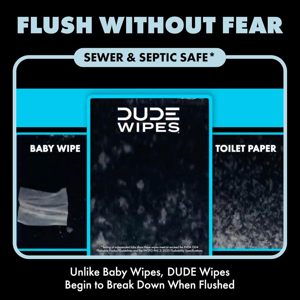 Medicated Hemorrhoid Flushable Wipes, Witch Hazel, 144 Count