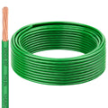 10 AWG THHN Stranded Bare Copper Wire 15FT Green Grounding Wire,600V Rated Building Cable, Ideal for Panel Wiring, Grounding, Lighting Circuits, Control Systems