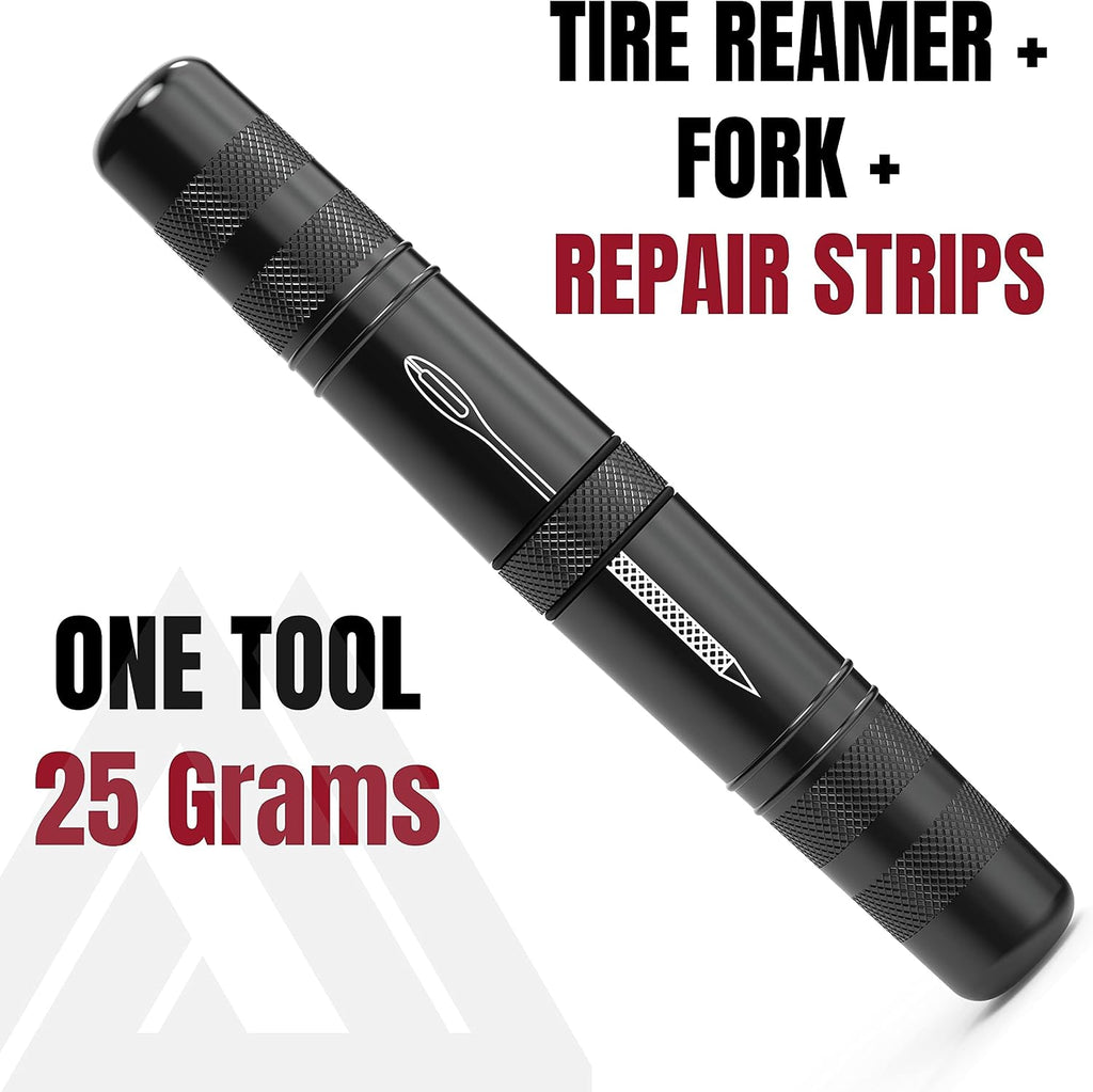 Tubeless Tire Repair Kit for Bikes 8 Colors! Fixes Mountain Bike and Road Bicycle Tire Punctures