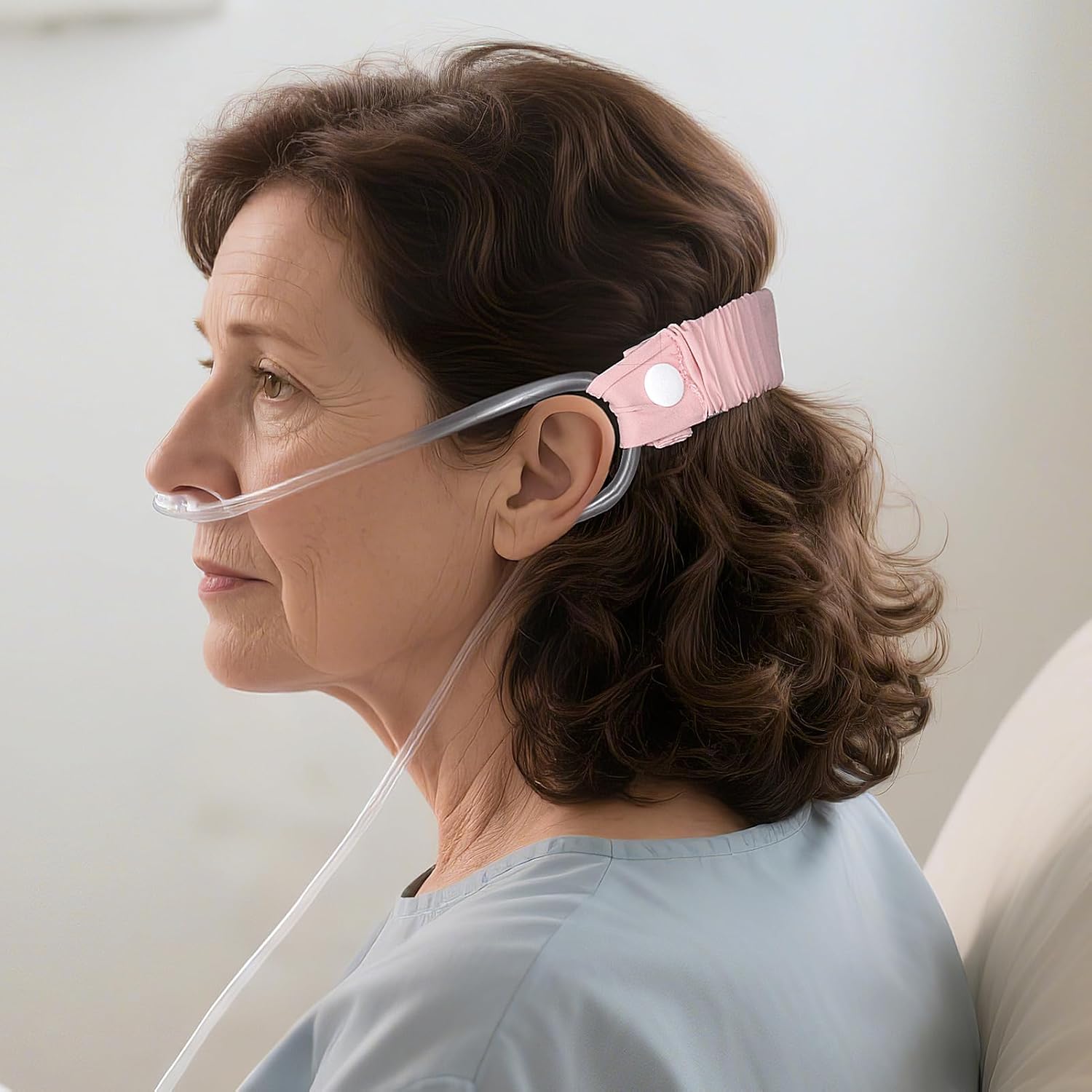 Nasal Cannula Strap Ear Protector for Oxygen Tubing,Elastic Cannula Holder