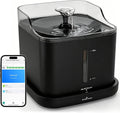 Cat Water Fountain, 2.2L Automatic Pet Water Fountain for Cats and Small Dogs, 2.4GHz WiFi App Control, Rechargeable