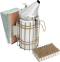 Bee Hive Bee Smoker Stainless Steel with Heat Shield Beekeeping Supplies and Equipment