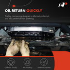 A-Premium 42RLE Transmission Oil Pan with Filter, Plug & Gasket