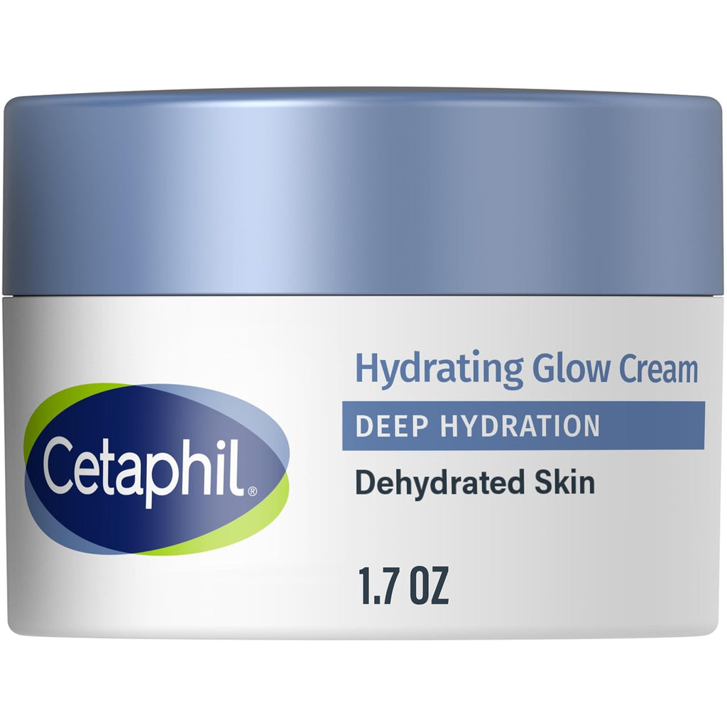 Deep Hydration Face Cream, Dry, Sensitive Skin Care, 1.7oz | 48-Hour Hydration, Hyaluronic Acid, Vitamin E & B5
