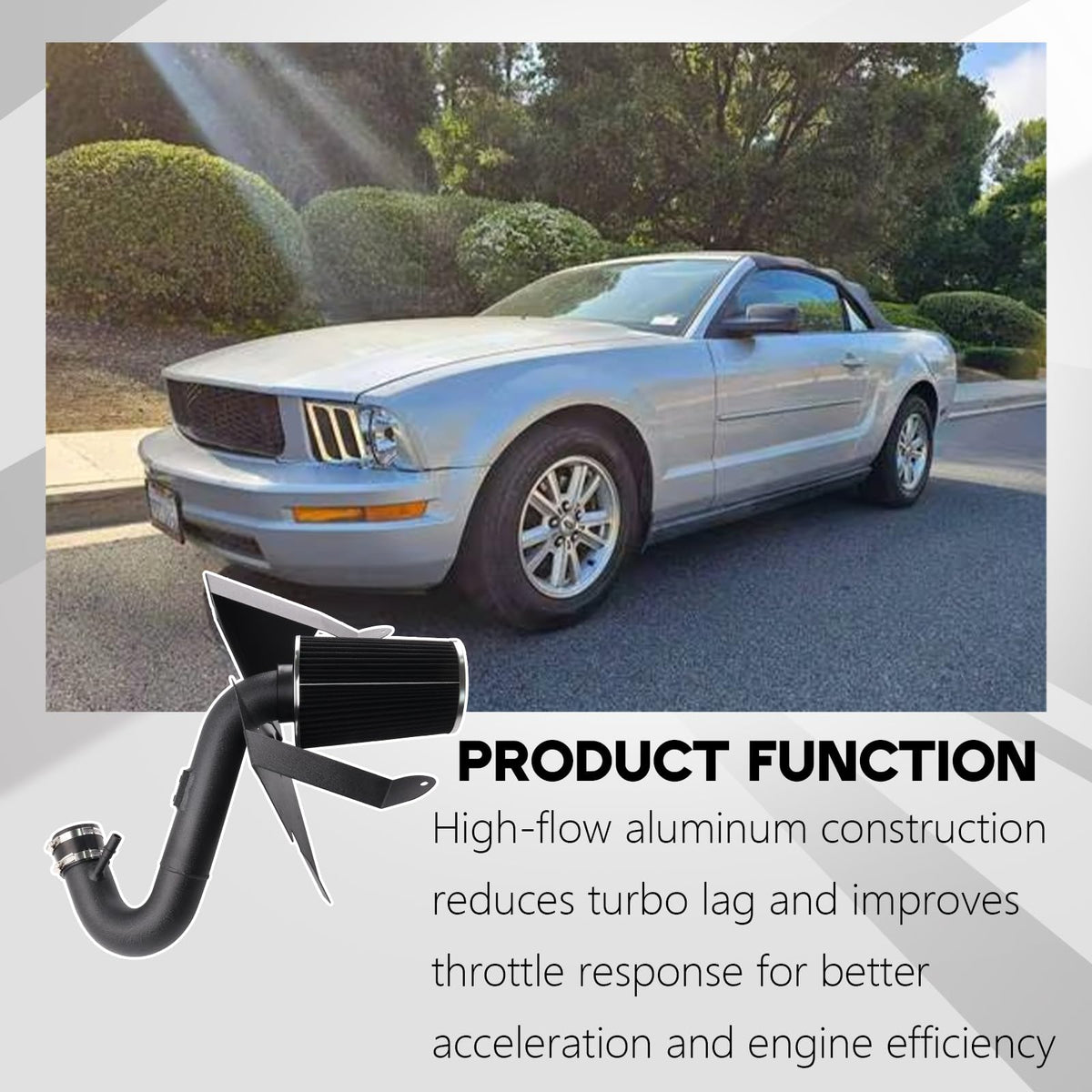 Cold Air Intake System For 2005-2009 Ford Mustang 4.0L V6