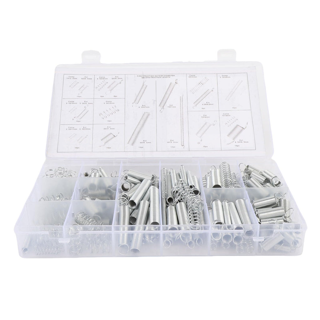 Extension Spring Assortment Kit, 200 Pcs Variety Sizes