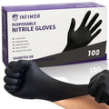 Nitrile Exam Gloves 3mil Disposable Nitrile Gloves,100Pcs,Large