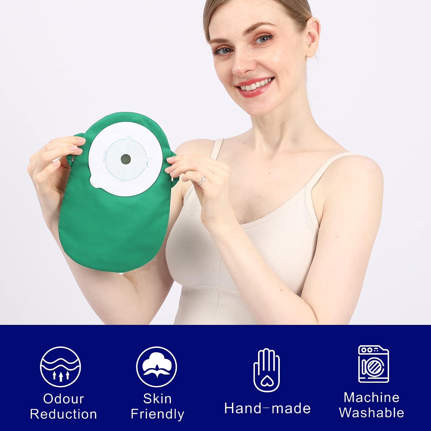 Ostomy Pouch Colostomy Bag Cover -3 Pieces