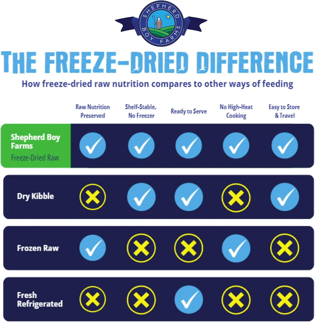 Freeze Dried Raw Dog Food - Beef Recipe, 48 oz