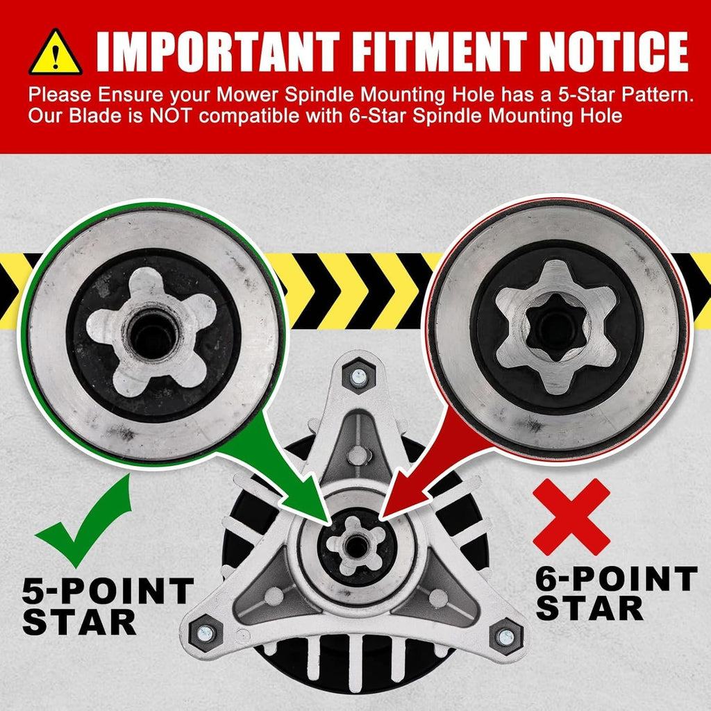 422719 134149 42 inch Deck Craftsman Mower Mulching Blades Kit | Fit OEM 532134149 424752 Replacement,Craftsman