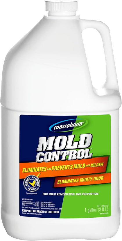 Mold Control, 1 Gallon Refill, Eliminates and Prevents Mold, EPA Registered, Bleach Free, Odorless, VOC Free