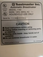 Toastmaster Bread Machine Pan SEAL Gasket Part 1163 1183 Maker Replacement