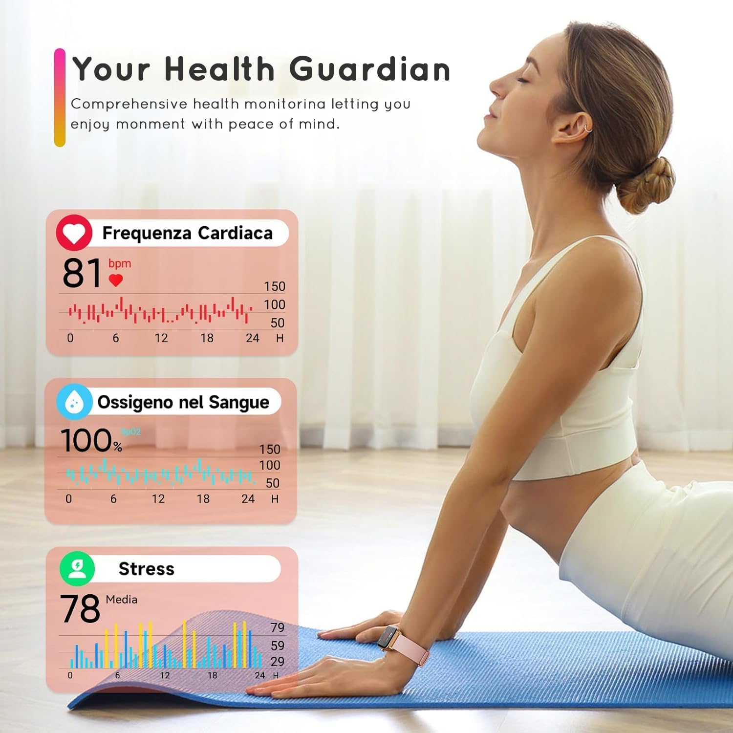 Smart Watch for Women Men(Answer/Make Calls)1.85" HD Fitness Tracker Smartwatch for Android iPhone with Steps