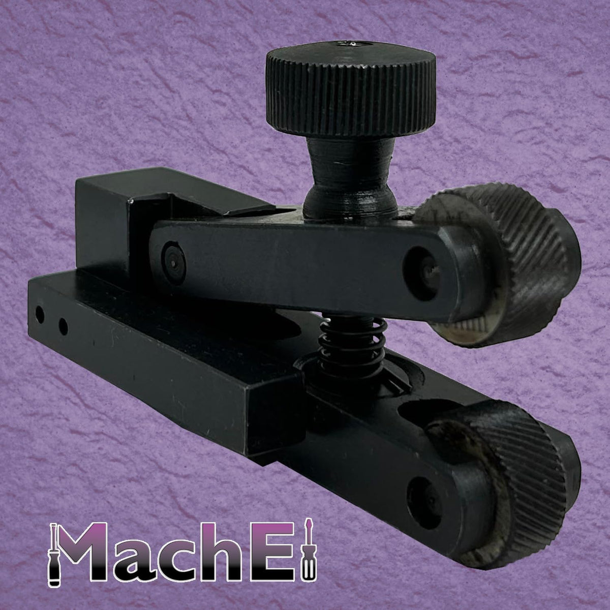 MachEI Mini V-Clamp 5-20 mm Adjustable force Spring action Knurling Tool for Lathe Machine Quick Change Tool Post