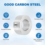 MECCANIXITY 4Pcs Shaft Collars 18mm Bore 1 Screw 32mm OD 14mm Thick