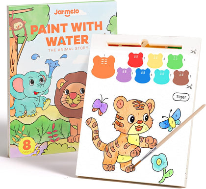 Paint with Water Books for Toddlers, Mess Free Watercolor Painting Activity for Kids Ages 1-3, 2-4, 4-6, Art Craft