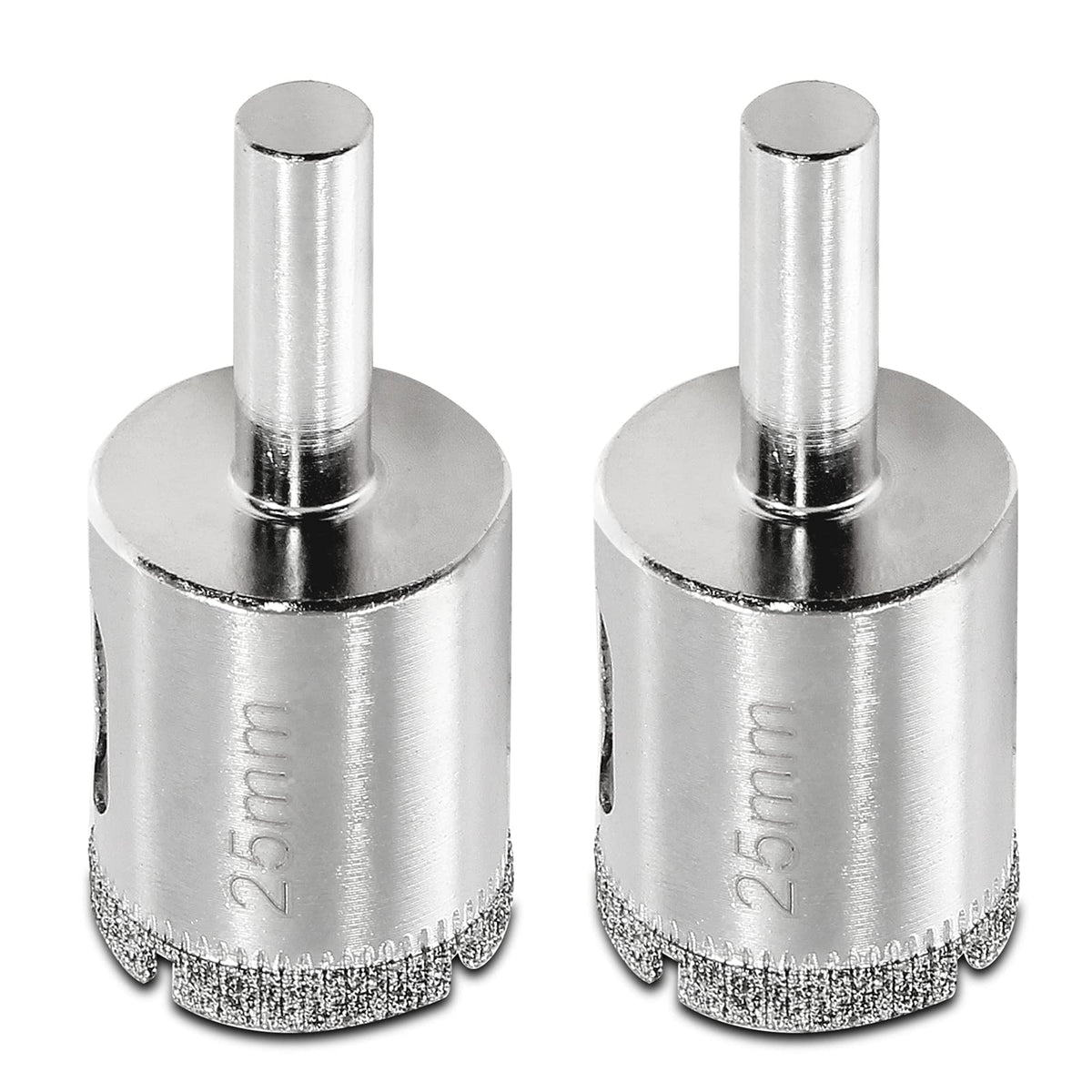 Luomorgo 25mm/1 inch Diamond Hole Saw Diamond Drill Bits, 2Pcs