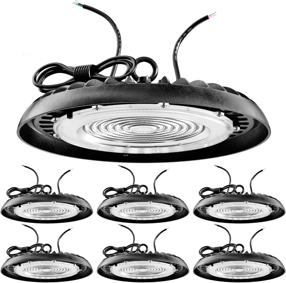 Sunco 6 Pack 200W 5000K UFO LED High Bay Light