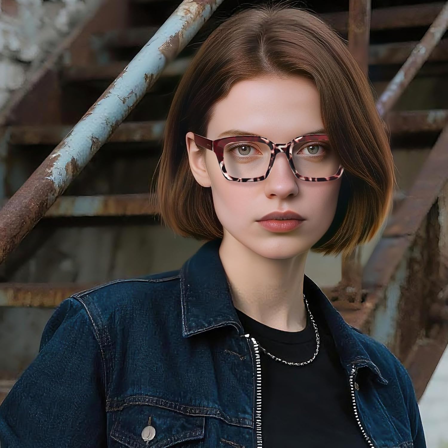 3 Pack Reading Glasses Blue Light Blocking Computer Spring Hinge Readers for Women Men