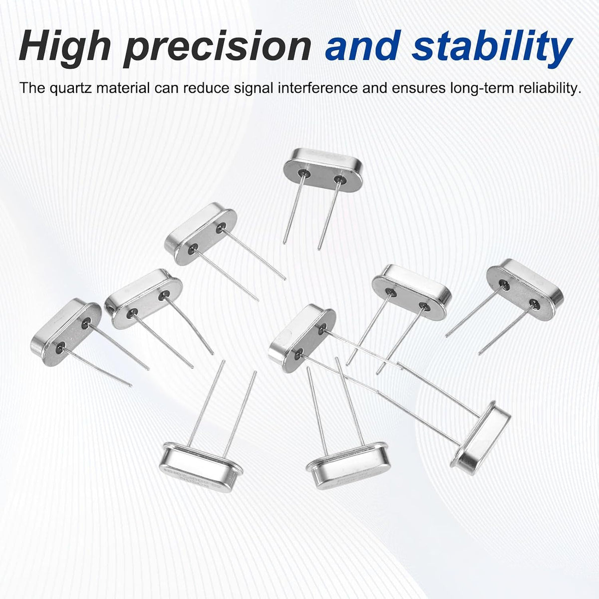 MECCANIXITY 10Pcs Quartz Crystal Oscillator 16MHz DIP 2 Pin