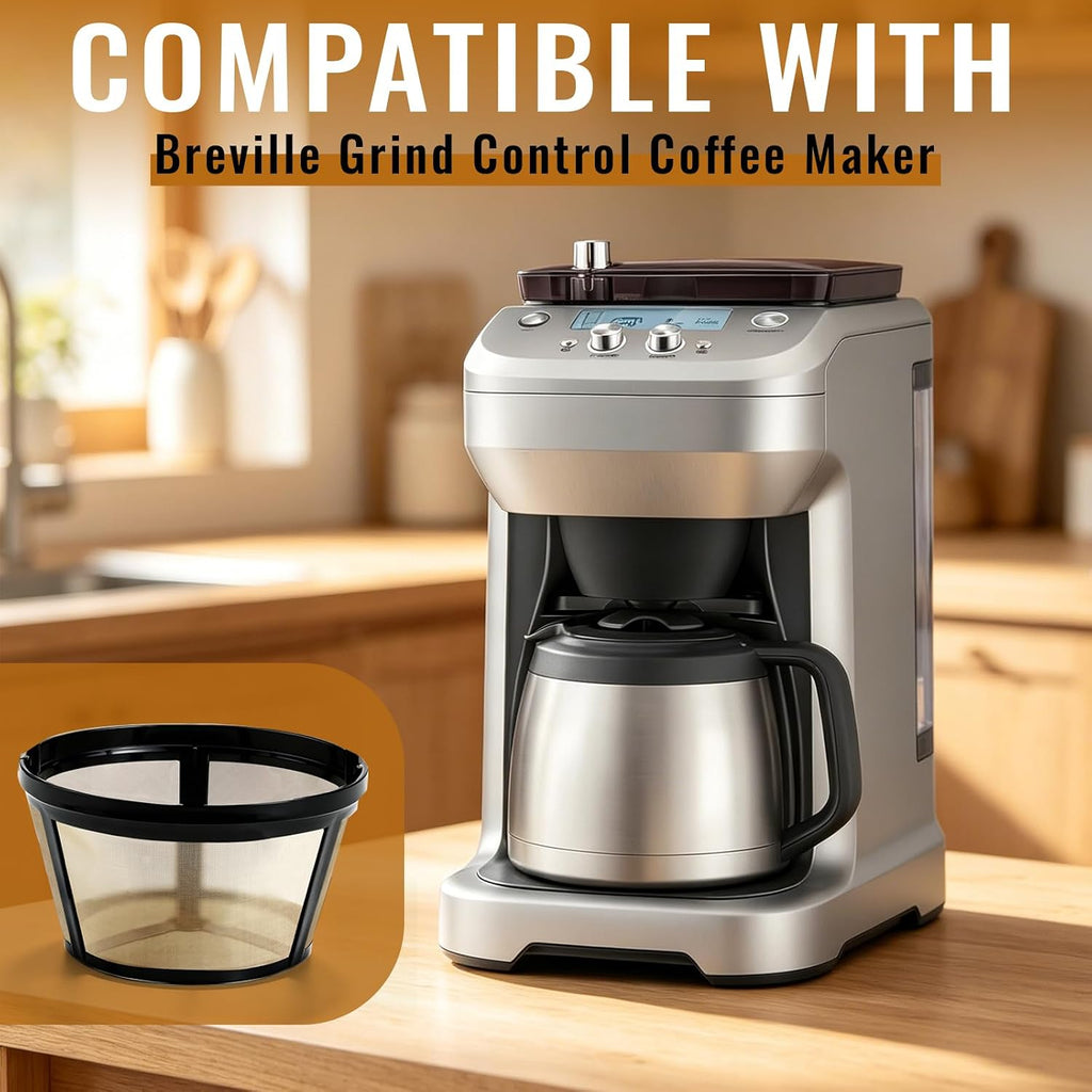 Reusable Coffee Filters for Breville BDC650BSS Grind Control Coffee Maker