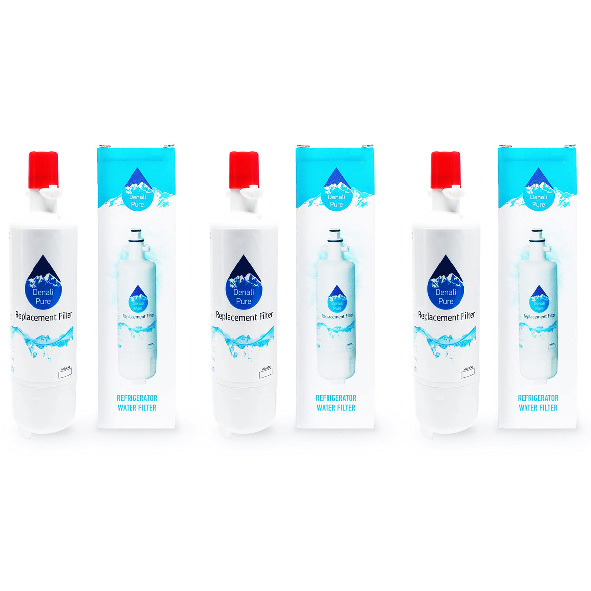 3-Pack Replacement for Home Depot HDX FML-3 Refrigerator Water Filter