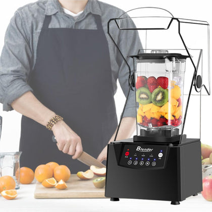 Commercial Blender with Soundproof Shield, 70 Oz Quiet Professional Blenders, Self-Cleaning, Quiet Sound Enclosure