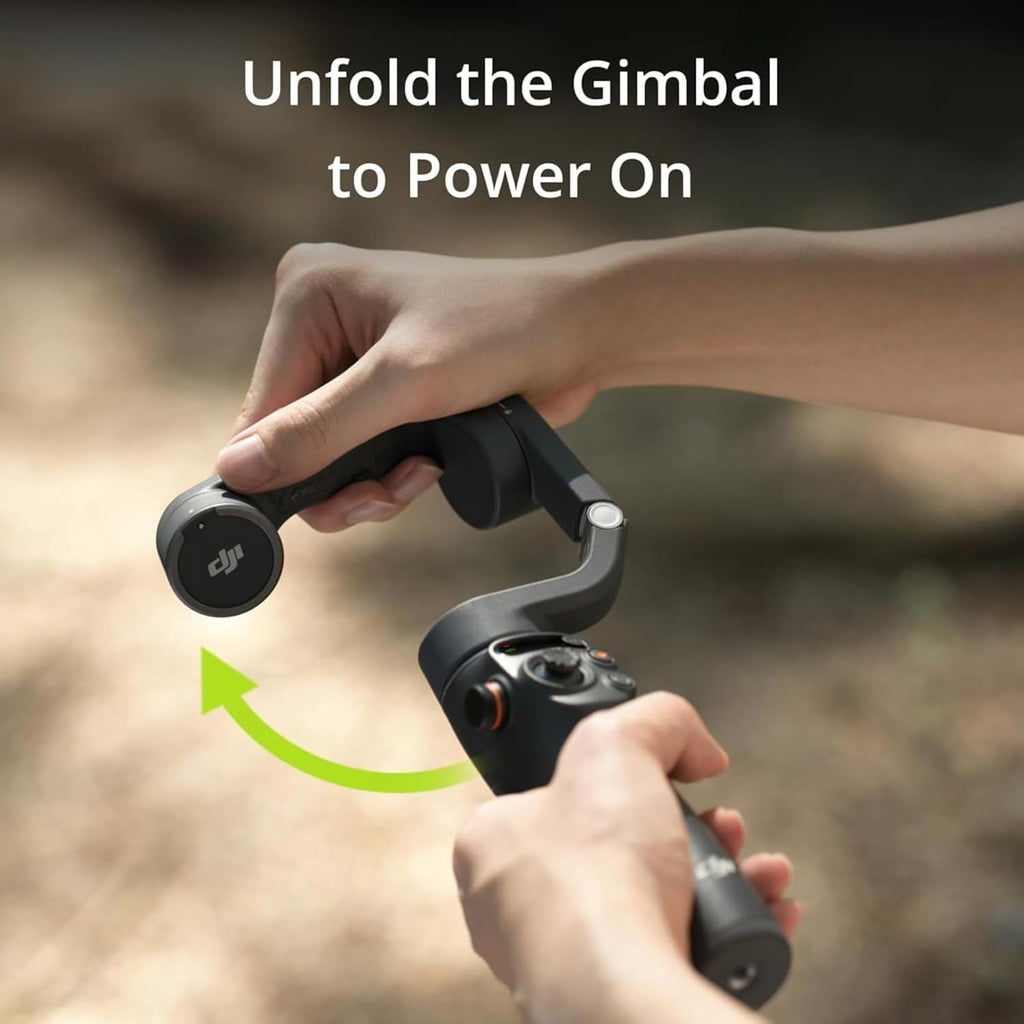 Osmo Mobile 6 Smartphone Gimbal Stabilizer, 3-Axis Phone Gimbal, Built-In Extension Rod, Portable and Foldable