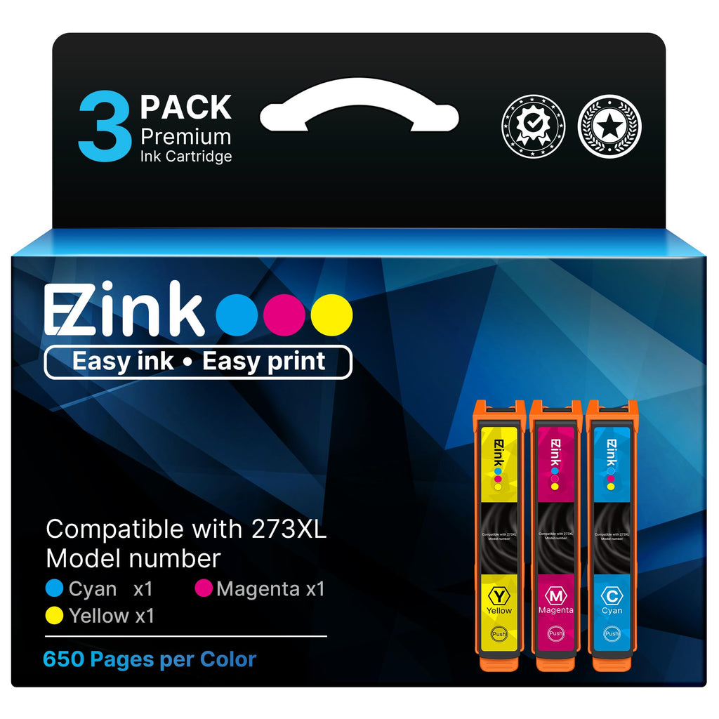 Remanufactured Replacement for Epson 273XL Ink Cartridges Combo Pack