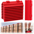 Klyyo 10 Pcs Red Corner Protectors Truck Load 4x4x11 In, Flat Style