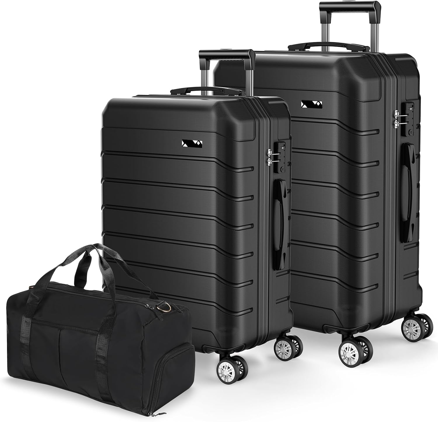 Luggage Sets 3 Piece, Hardside Carry On Suitcase with Spinner Wheels, Lightweight Durable Luggage for Travel | TSA