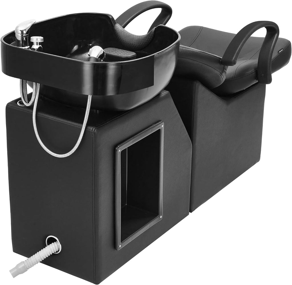ABS Plastic Shampoo Bowl Chair,Barber Backwash Chair, Hair washing station for Spa Beauty Salon