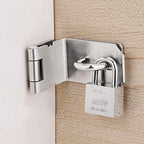 4 Inch Door Hasp Latch 90 Degree, Extra Thick Locking Latch Lock