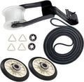4392065 Dryer Repair Kit with 349241T Drum Support Roller, 691366 Idler Pulley, 341241 Belt for Whirlpool Kenmore